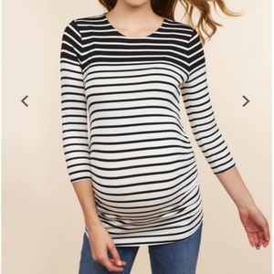 Jessica Simpson Striped Maternity Shirt